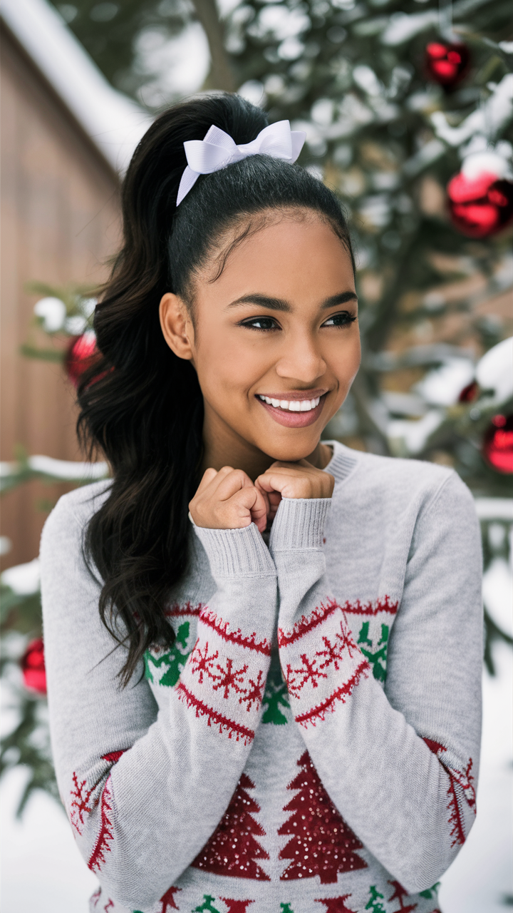 20 Ideas Stunning Christmas Hairstyles for Black Women – Braids, Wigs, and Natural Hair