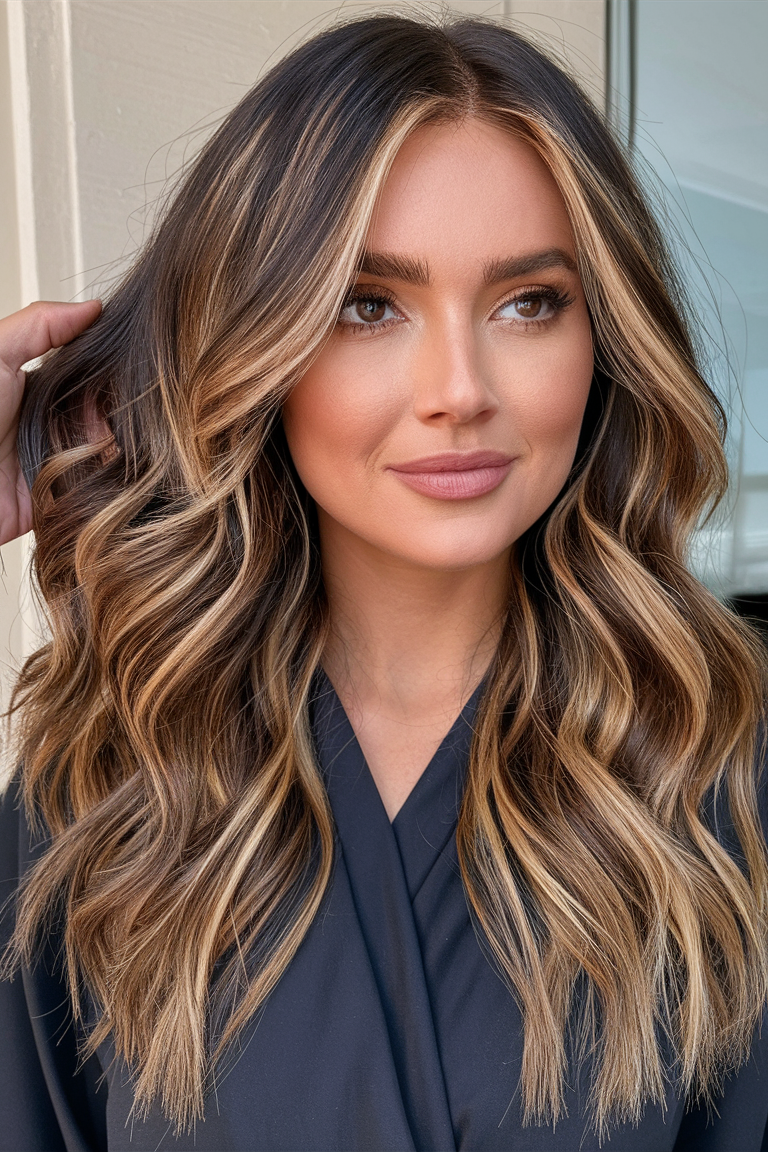 Blended Highlights 2025: 23 Ideas Top Trends for Brown, Blonde, and Dark Hair