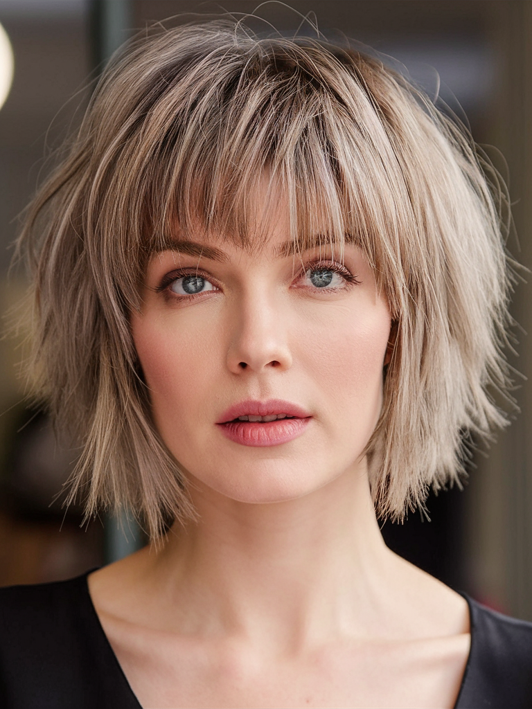 22 Ideas Stylish Choppy Bob Haircuts for 2025 – Perfect for Every Hair Type and Face Shape