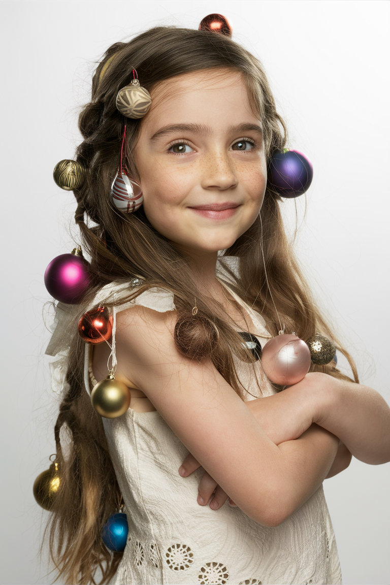 22 Festive Ideas Christmas Children's Hairstyles for Every Holiday Occasion