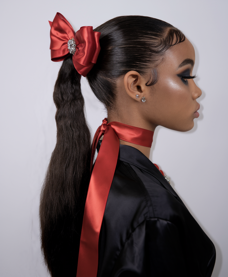 20 Ideas Stunning Christmas Hairstyles for Black Women – Braids, Wigs, and Natural Hair