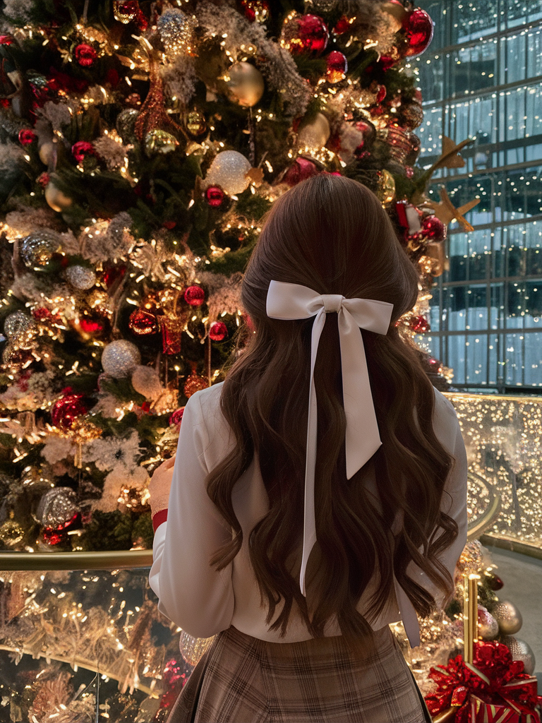 20 Cute Christmas Hairstyles: Easy Ideas for Short, Long, and Curly Hair