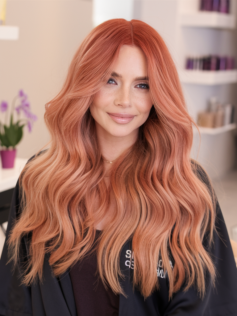 Top 23 Peach Hair Color Ideas for 2025: From Soft Coral Pastel to Bold Rose Gold