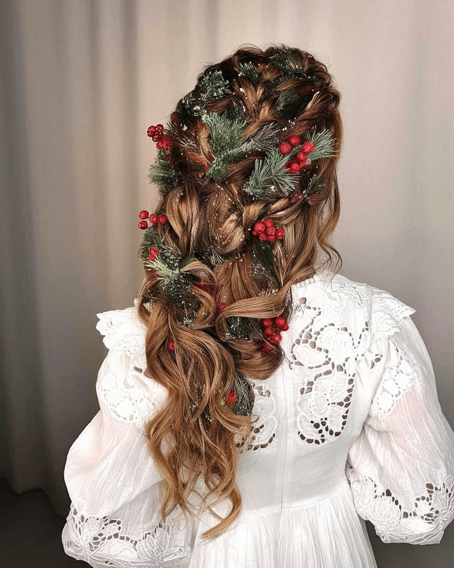 23 Stunning Christmas Hairstyles Ideas for All Hair Types and Lengths