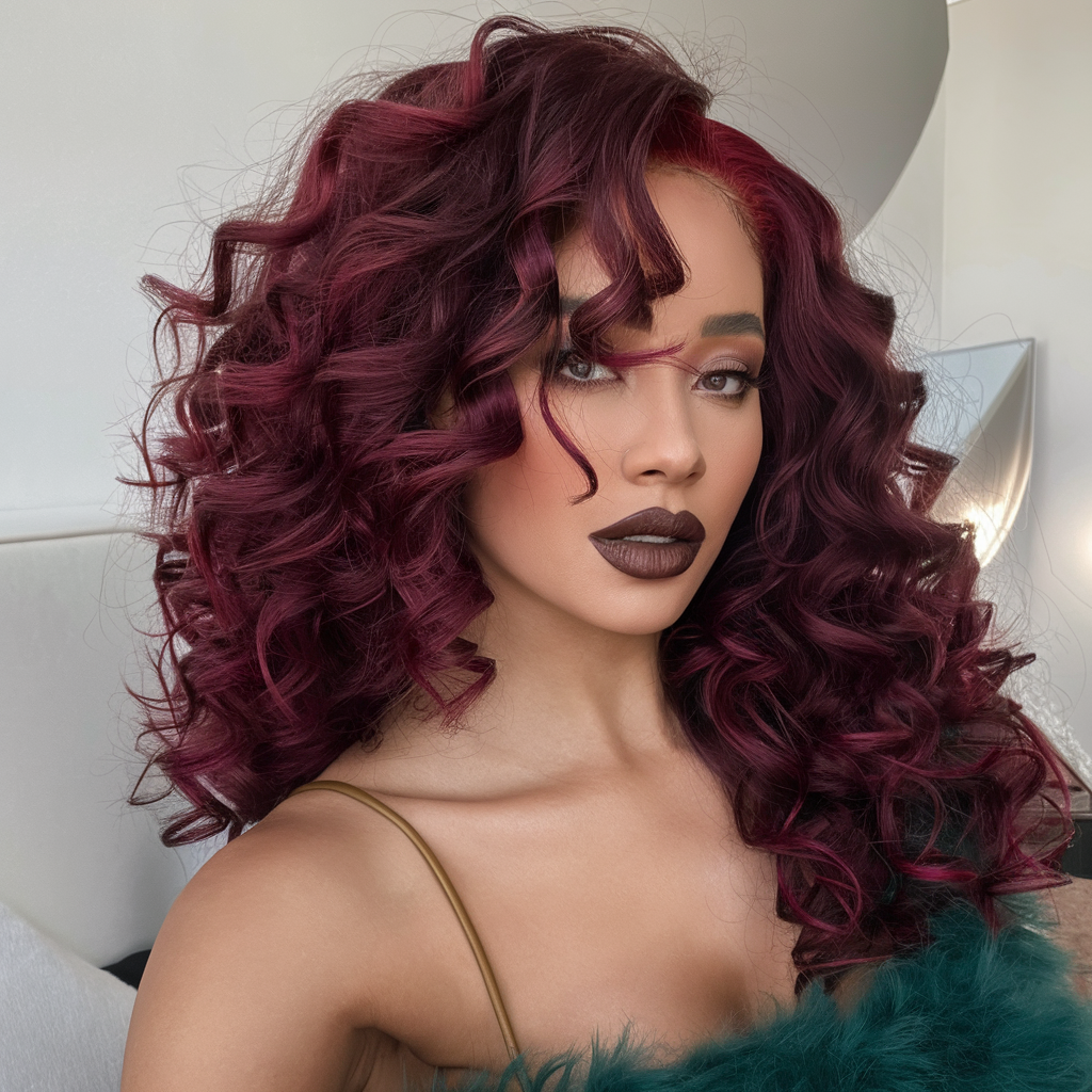 20 Bold Wine Red Hair Color Ideas for 2025: Styles for Brunettes and Beyond