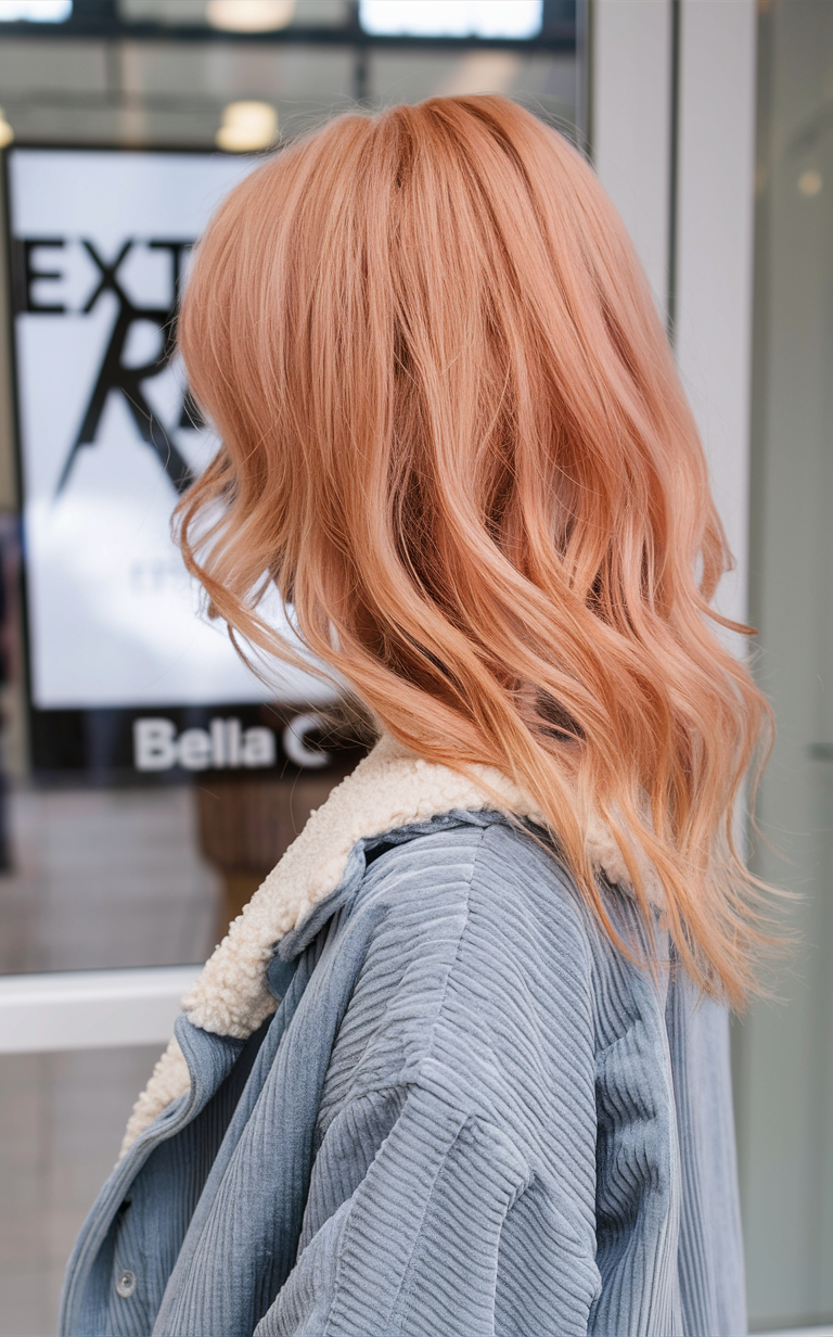 Top 23 Peach Hair Color Ideas for 2025: From Soft Coral Pastel to Bold Rose Gold