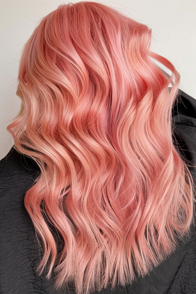 Top 23 Peach Hair Color Ideas for 2025: From Soft Coral Pastel to Bold Rose Gold