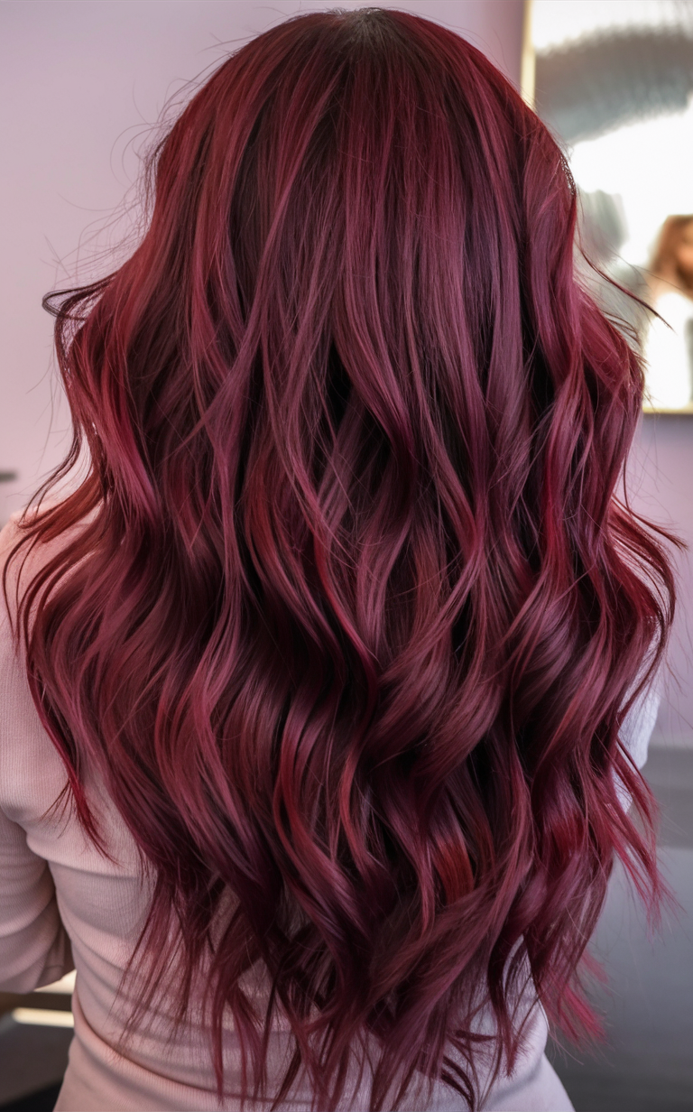 20 Bold Wine Red Hair Color Ideas for 2025: Styles for Brunettes and Beyond