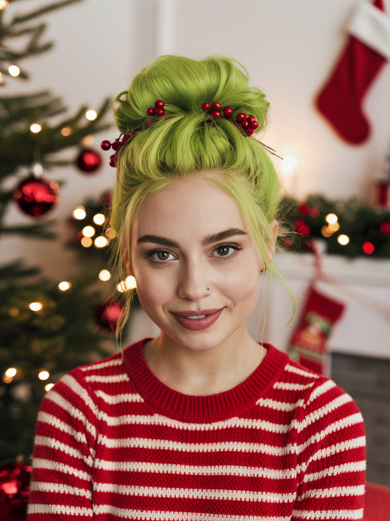 20 Crazy Christmas Hairstyles: Fun, Easy, and Festive Ideas for All Ages