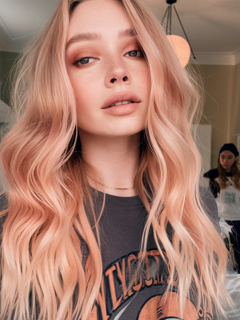 Top 23 Peach Hair Color Ideas for 2025: From Soft Coral Pastel to Bold Rose Gold