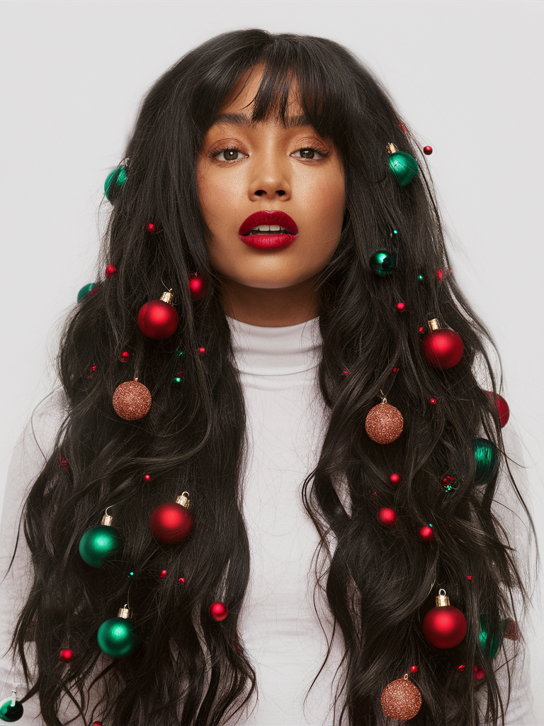 20 Ideas Stunning Christmas Hairstyles for Black Women – Braids, Wigs, and Natural Hair