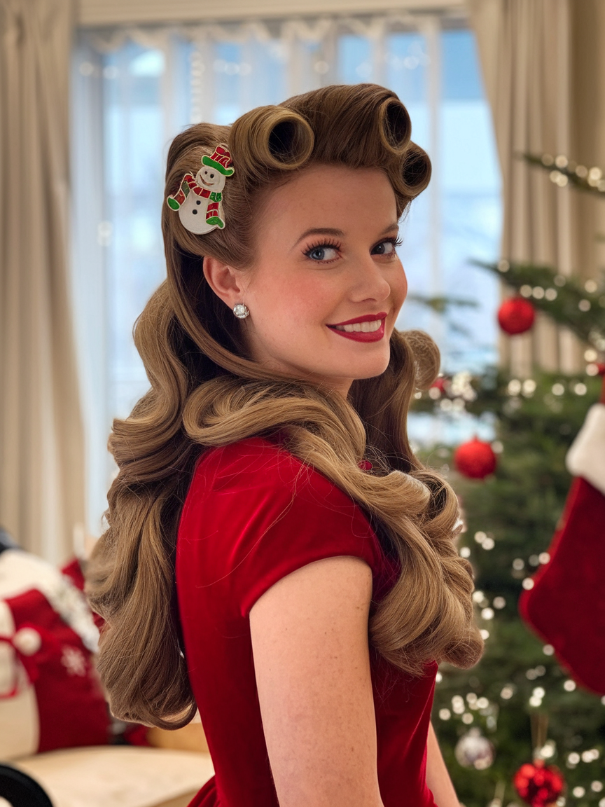 20 Ideas Christmas Party Hairstyles for Short, Medium, and Long Hair