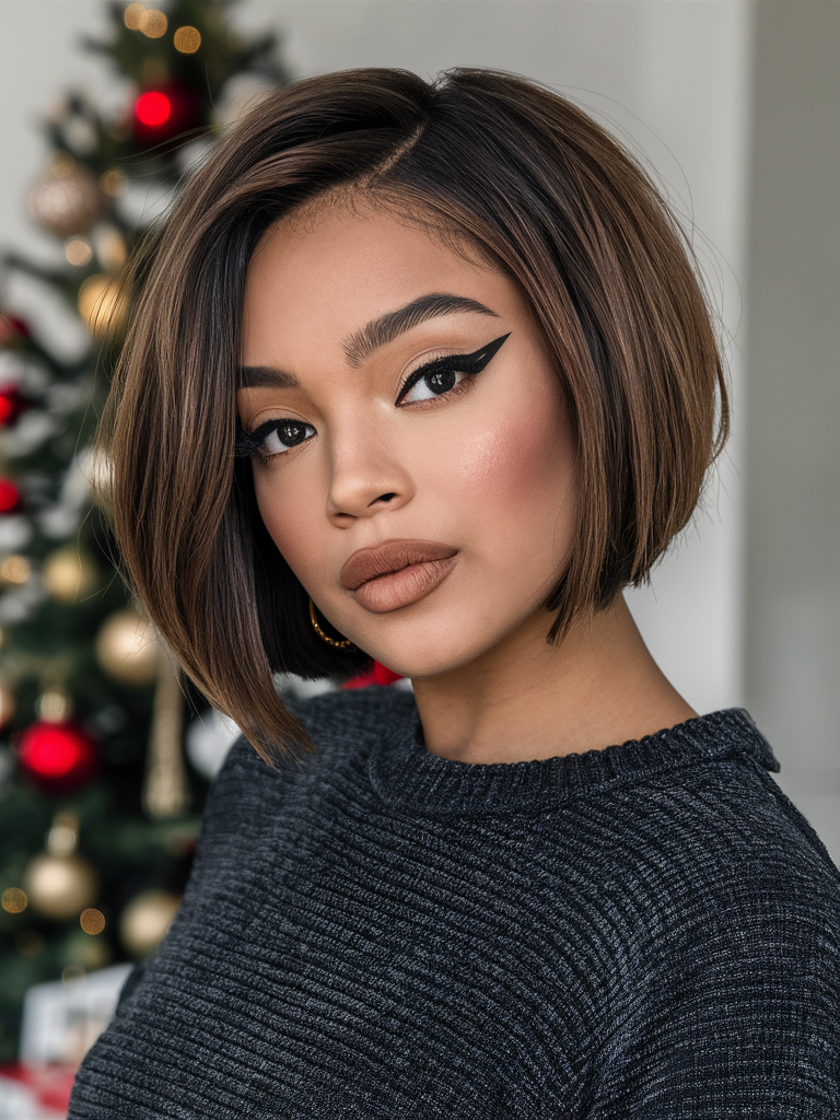 20 Ideas Stunning Christmas Hairstyles for Black Women – Braids, Wigs, and Natural Hair