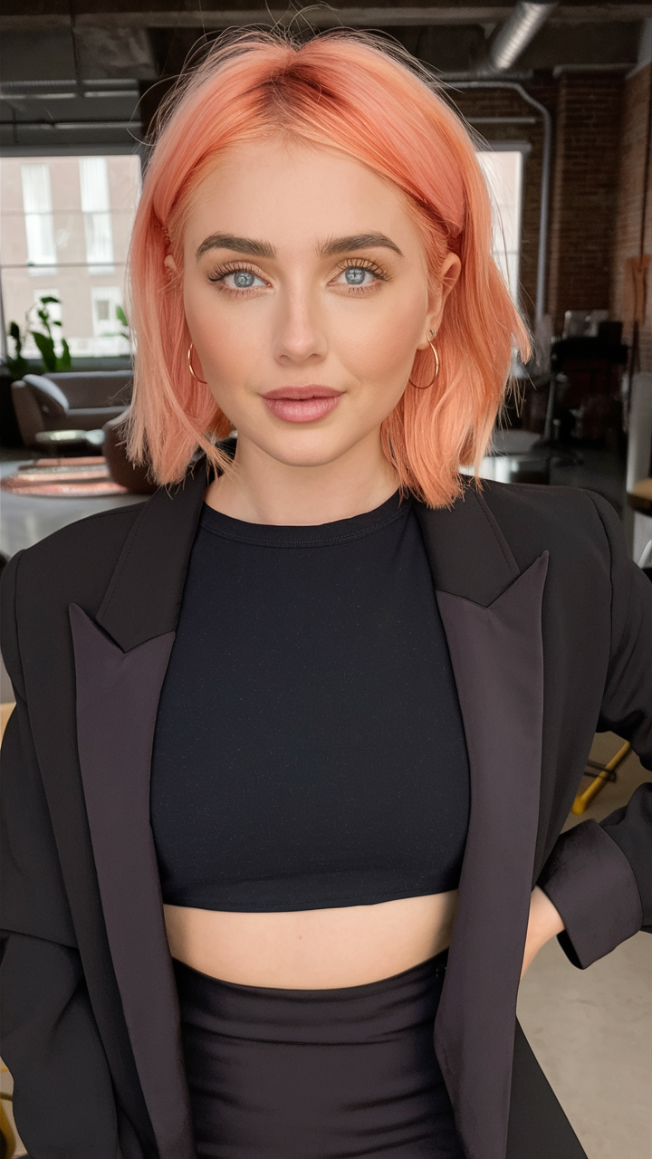 Top 23 Peach Hair Color Ideas for 2025: From Soft Coral Pastel to Bold Rose Gold