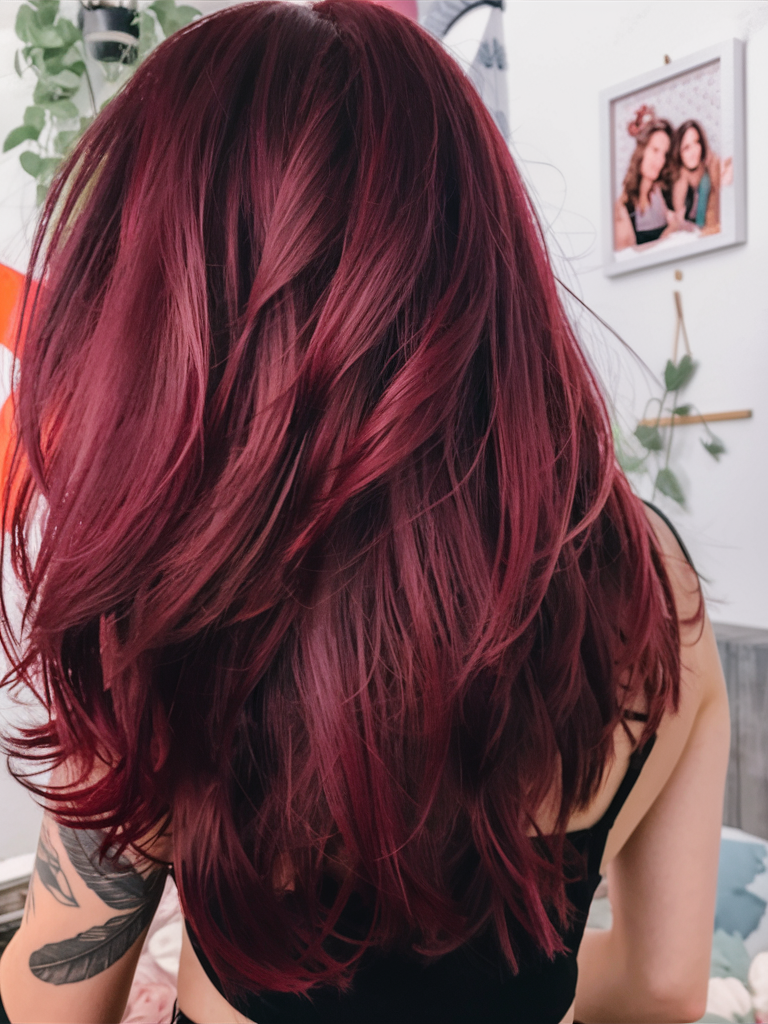 20 Bold Wine Red Hair Color Ideas for 2025: Styles for Brunettes and Beyond