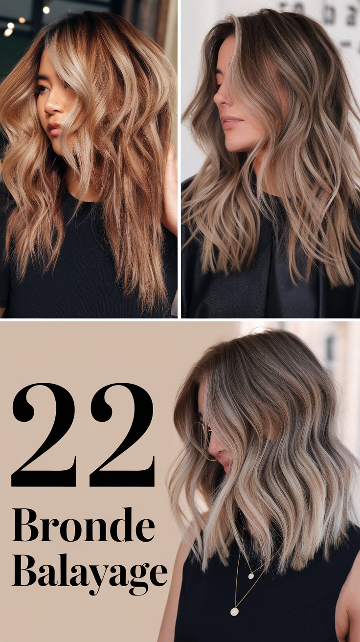 Top 22 Ideas Bronde Balayage 2025 Styles for Brunettes, Blondes, and All Hair Types