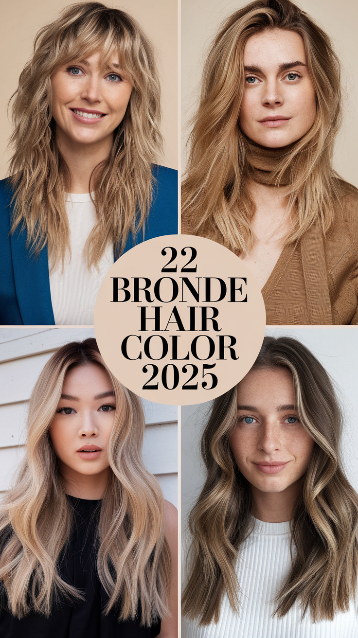 Top 22 Bronde Hair Color Ideas for 2025: Shades of Blonde and Brown