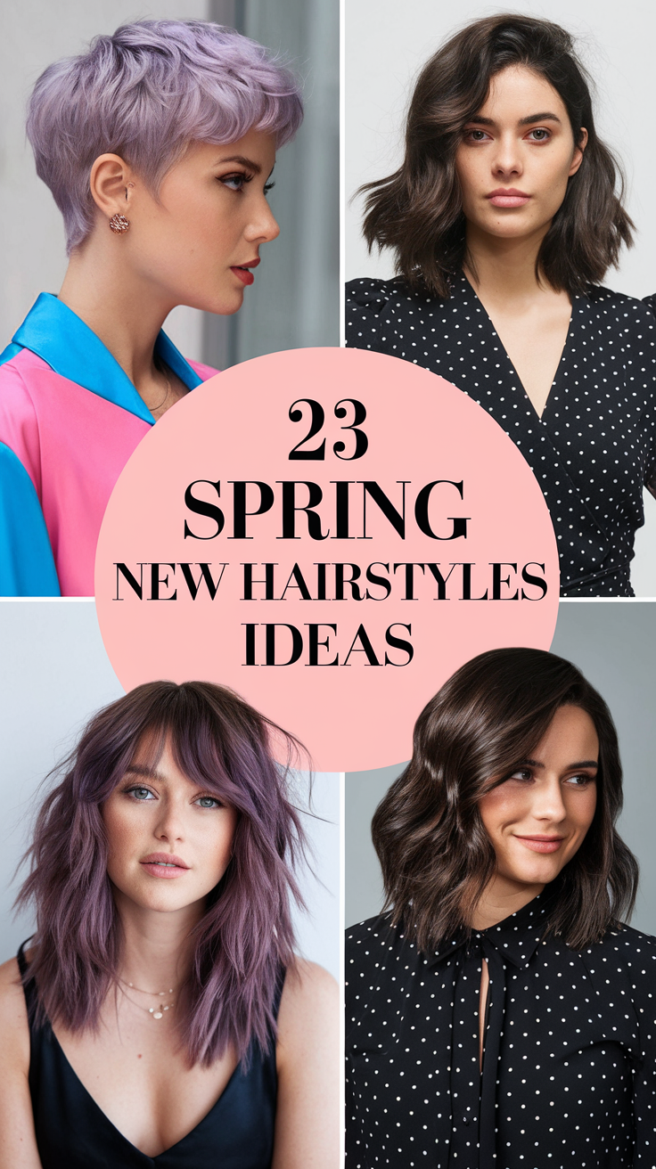 Spring New Hairstyles Ideas 2025: Trendy Looks for Women of All Hair Types