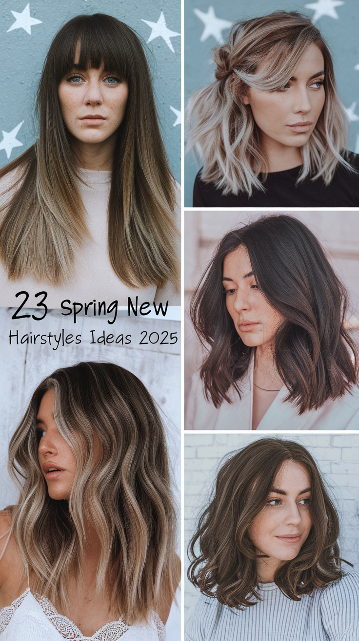 Spring New Hairstyles Ideas 2025: Trendy Looks for Women of All Hair Types