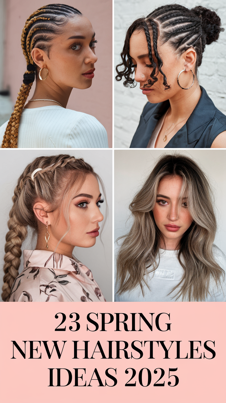 Spring New Hairstyles Ideas 2025: Trendy Looks for Women of All Hair Types