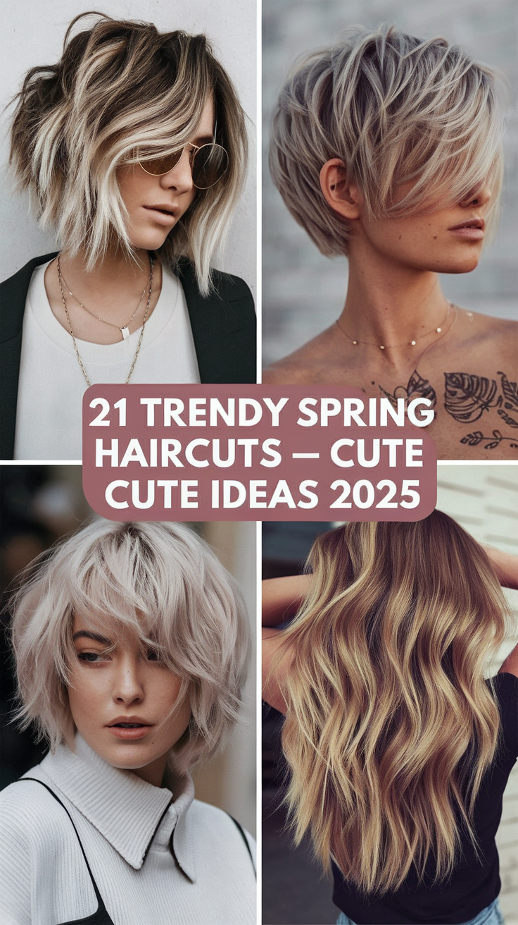 Trendy Spring Haircuts 2025: 21 Cute Ideas for Every Face Shape and Hair Type