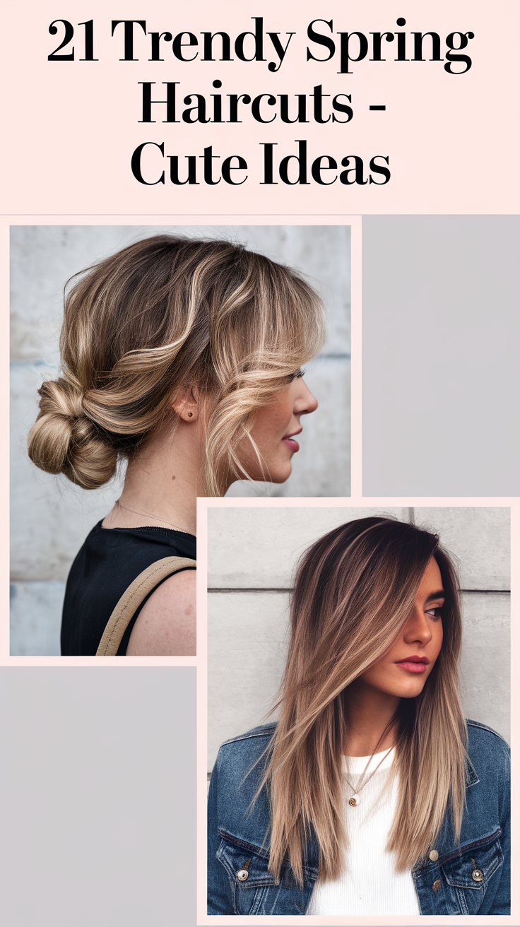 Trendy Spring Haircuts 2025: 21 Cute Ideas for Every Face Shape and Hair Type