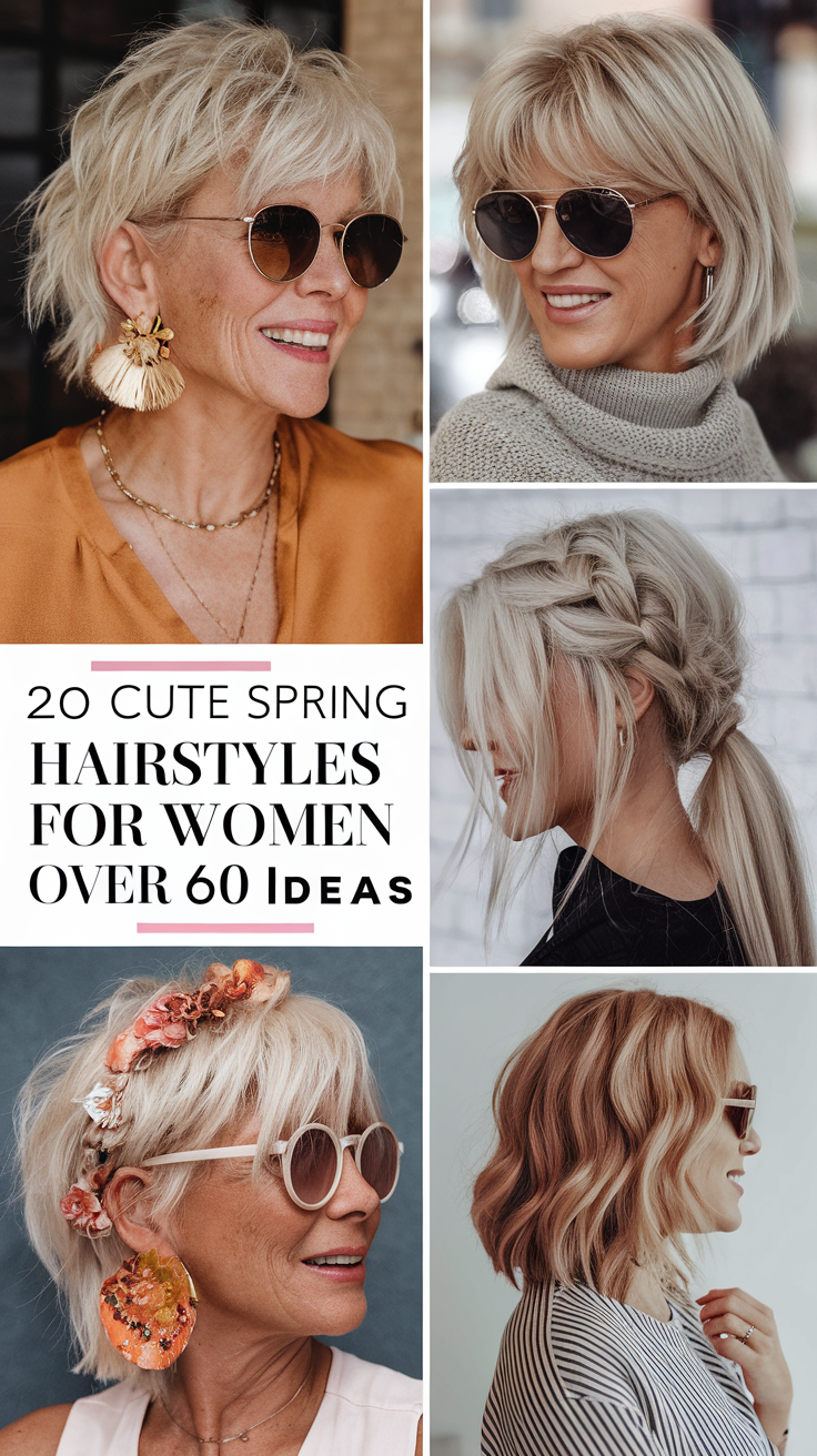 20 Ideas Cute Spring Hairstyles for Women Over 60 to Try in 2025