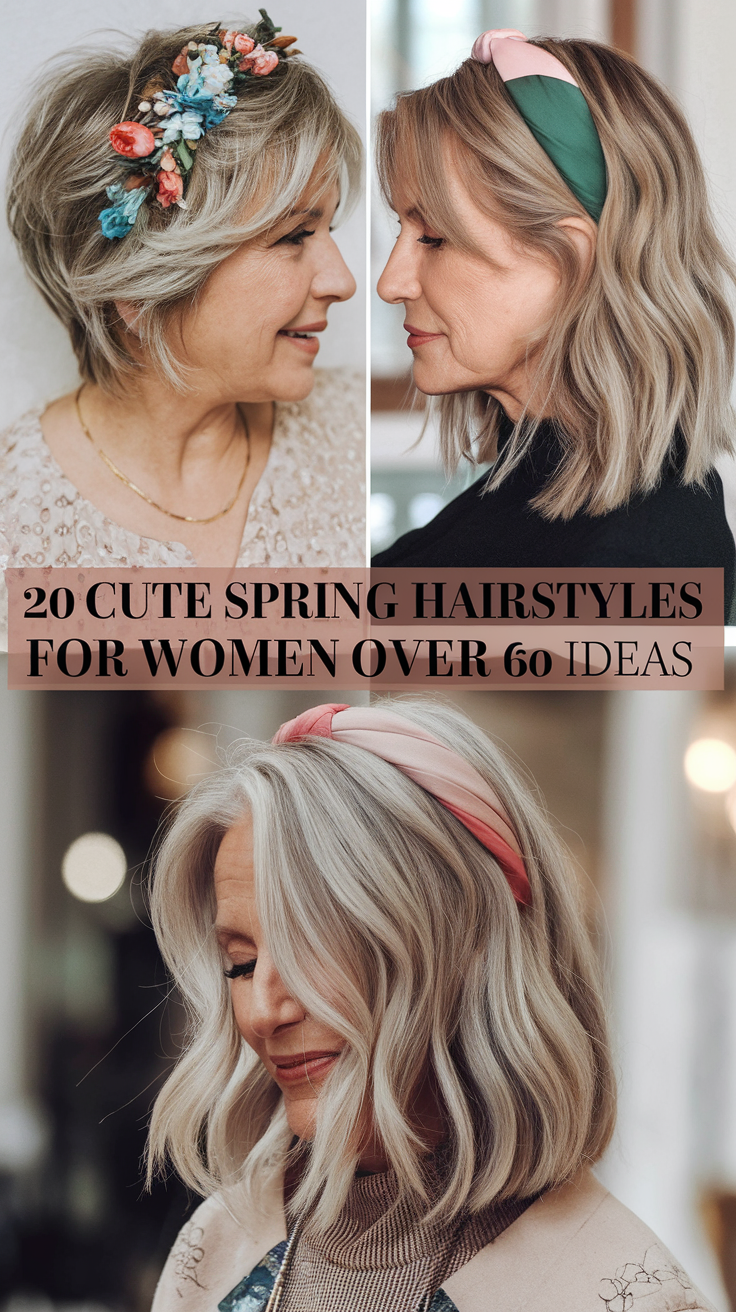 20 Ideas Cute Spring Hairstyles for Women Over 60 to Try in 2025