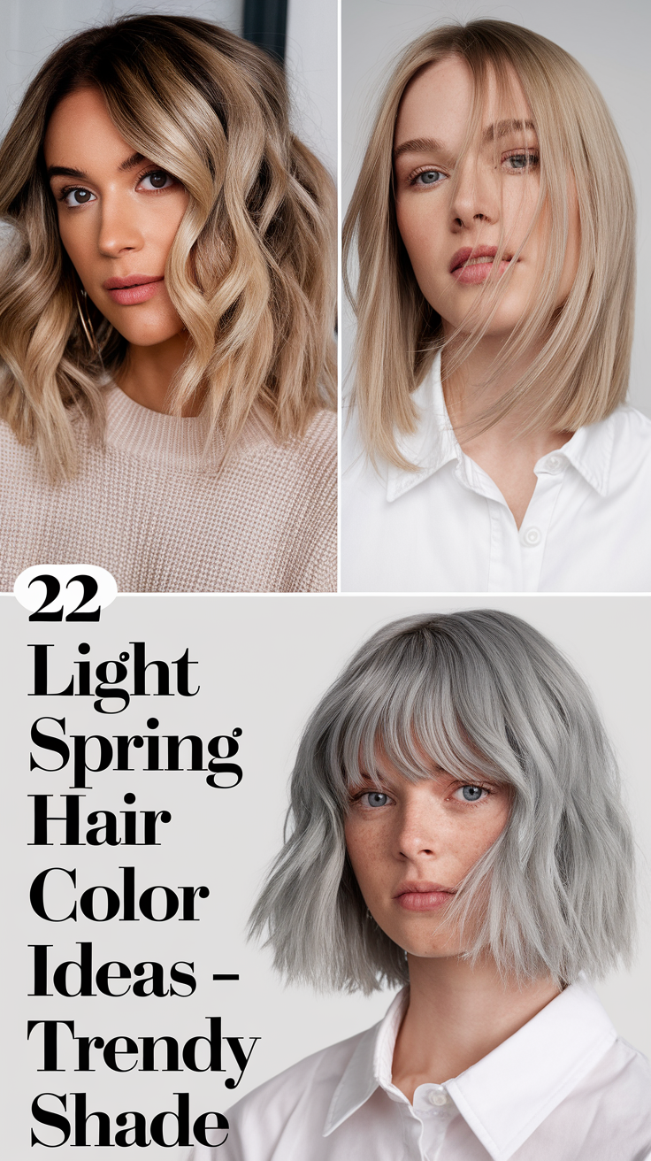 22 Light Spring Hair Color Ideas - Trendy Shades for 2025 Brunettes and More