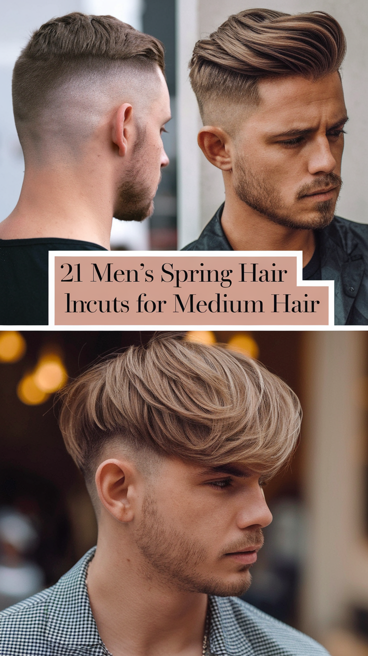 21 Ideas Trendy Men’s Spring Haircuts for Medium Hair in 2025