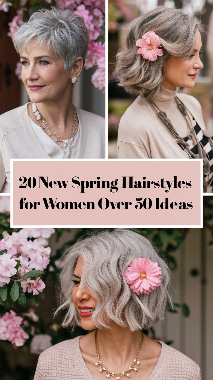 20 New Spring Hairstyles for Women Over 50 Ideas for a Youthful Look in 2025