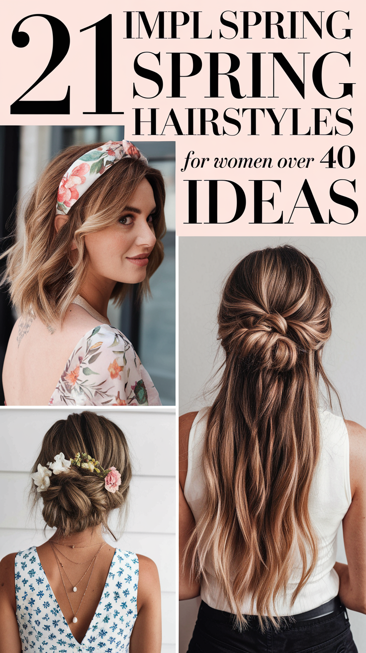 Simpl Spring Hairstyles for Women Over 40 21 Ideas 2025 – Trendy & Flattering Styles