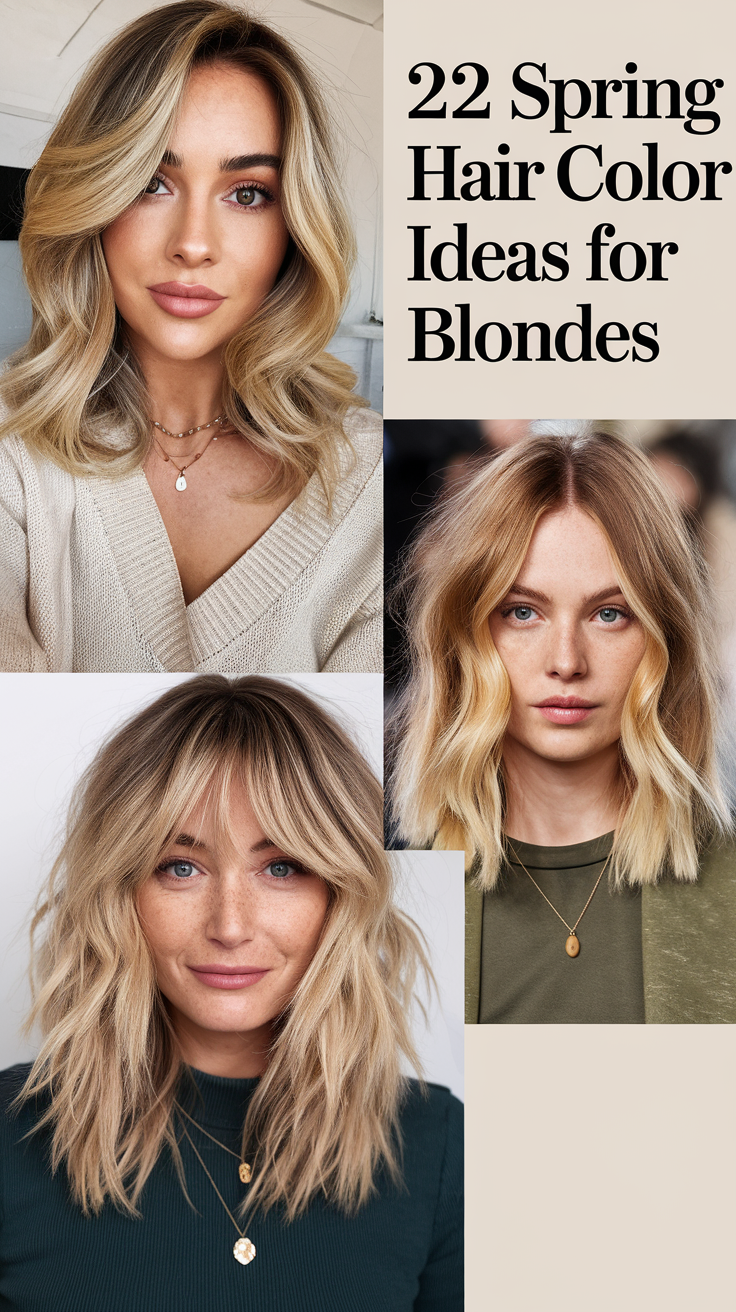 Spring Hair Color Ideas for Blondes 2025: 22 Stunning Styles to Try