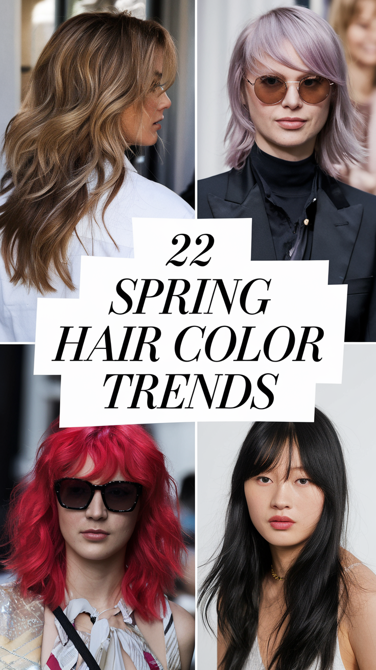 22 Spring Hair Color Trends 2025: Blonde, Brunette, Red & Curly Styles