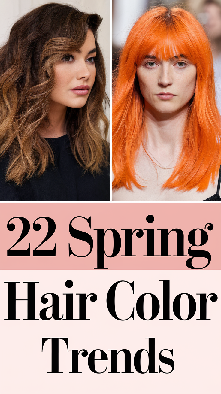 22 Spring Hair Color Trends 2025: Blonde, Brunette, Red & Curly Styles