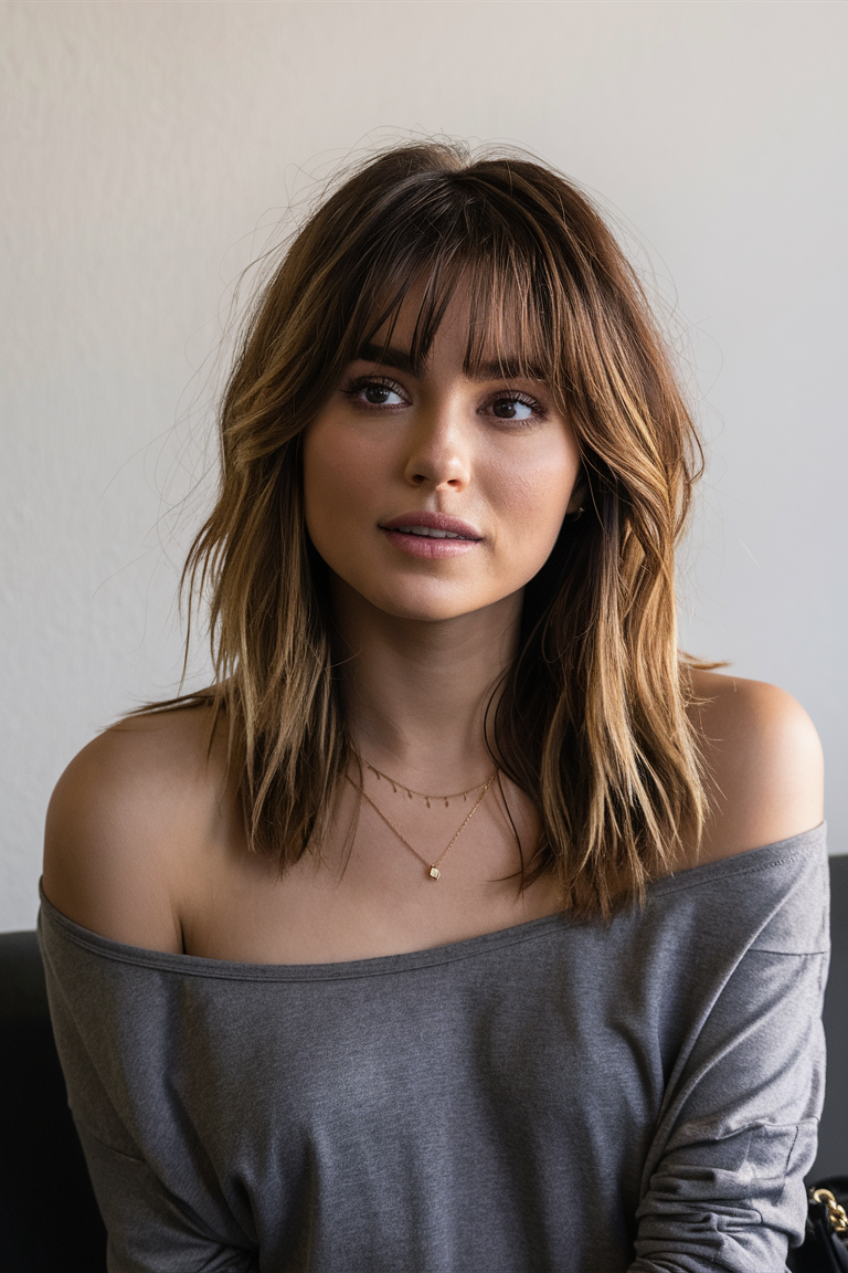 22 Trendy Spring Ideas Haircuts with Bangs 2025 for Short, Medium, and Long Hair