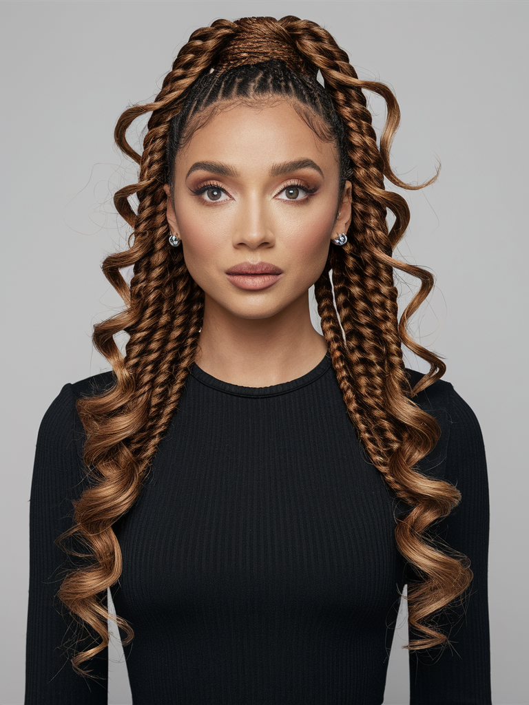 20 Ideas Trendy Spring Twist Braids 2025 – Short, Long, Knotless & Crochet Styles