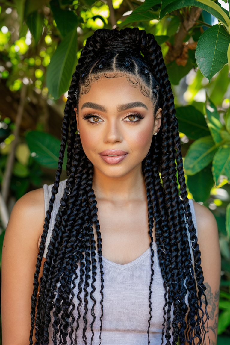 Spring Twists Hairstyles 2025: 20 Ideas Trendy Short, Long & Crochet Styles for Natural Hair