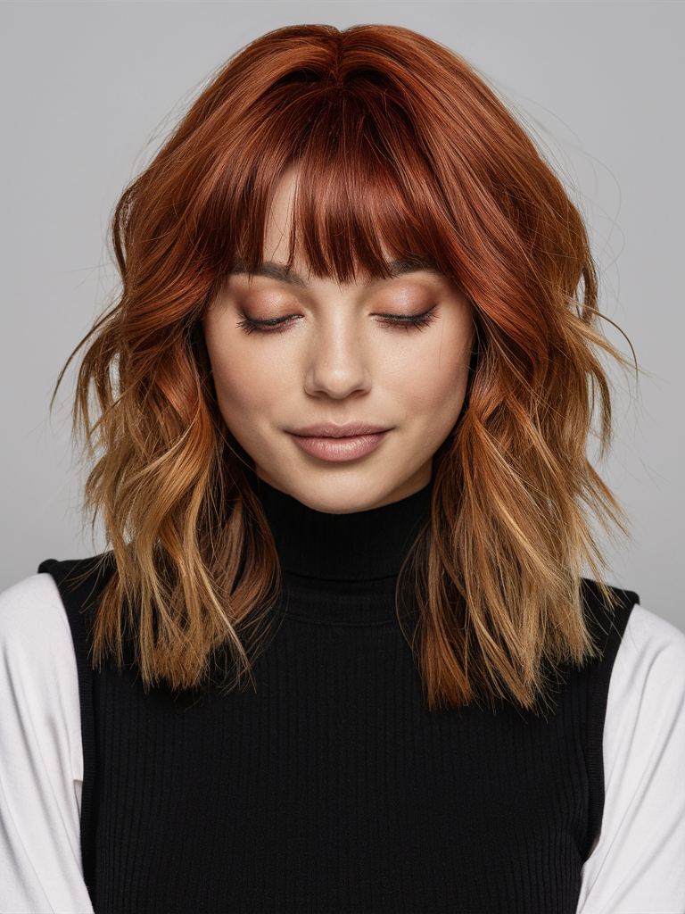 22 Trendy Spring Ideas Haircuts with Bangs 2025 for Short, Medium, and Long Hair