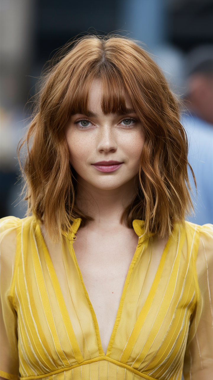 22 Trendy Spring Ideas Haircuts with Bangs 2025 for Short, Medium, and Long Hair