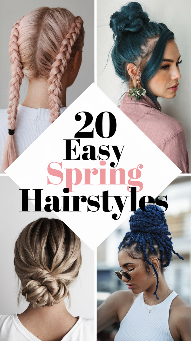 20 Easy Spring Hairstyles 2025 – Simple & Trendy Ideas for All Hair Types