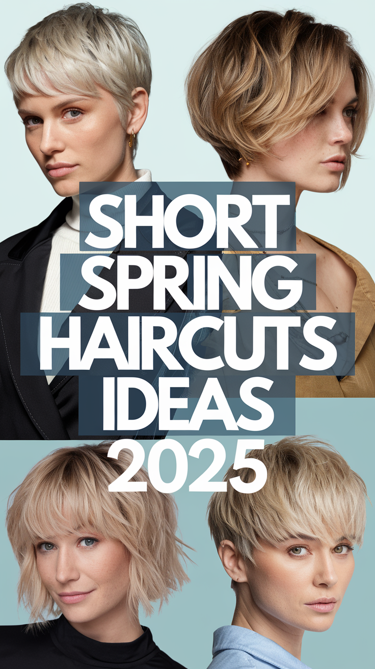 22 Short Spring Haircuts Ideas 2025 – Trendy Layers, Bangs & Wavy Styles for Women