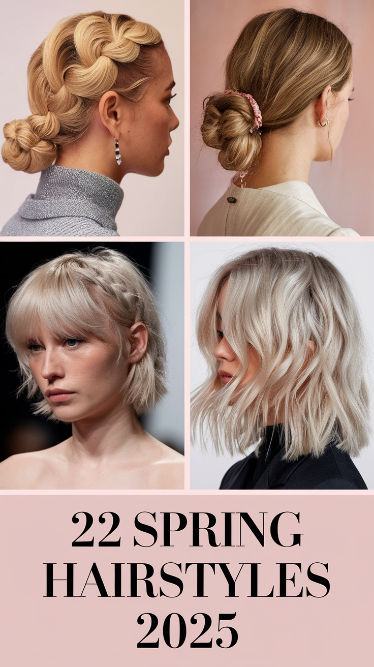 22 Trendy Spring Hairstyles 2025 – Short, Medium & Long Hair Ideas