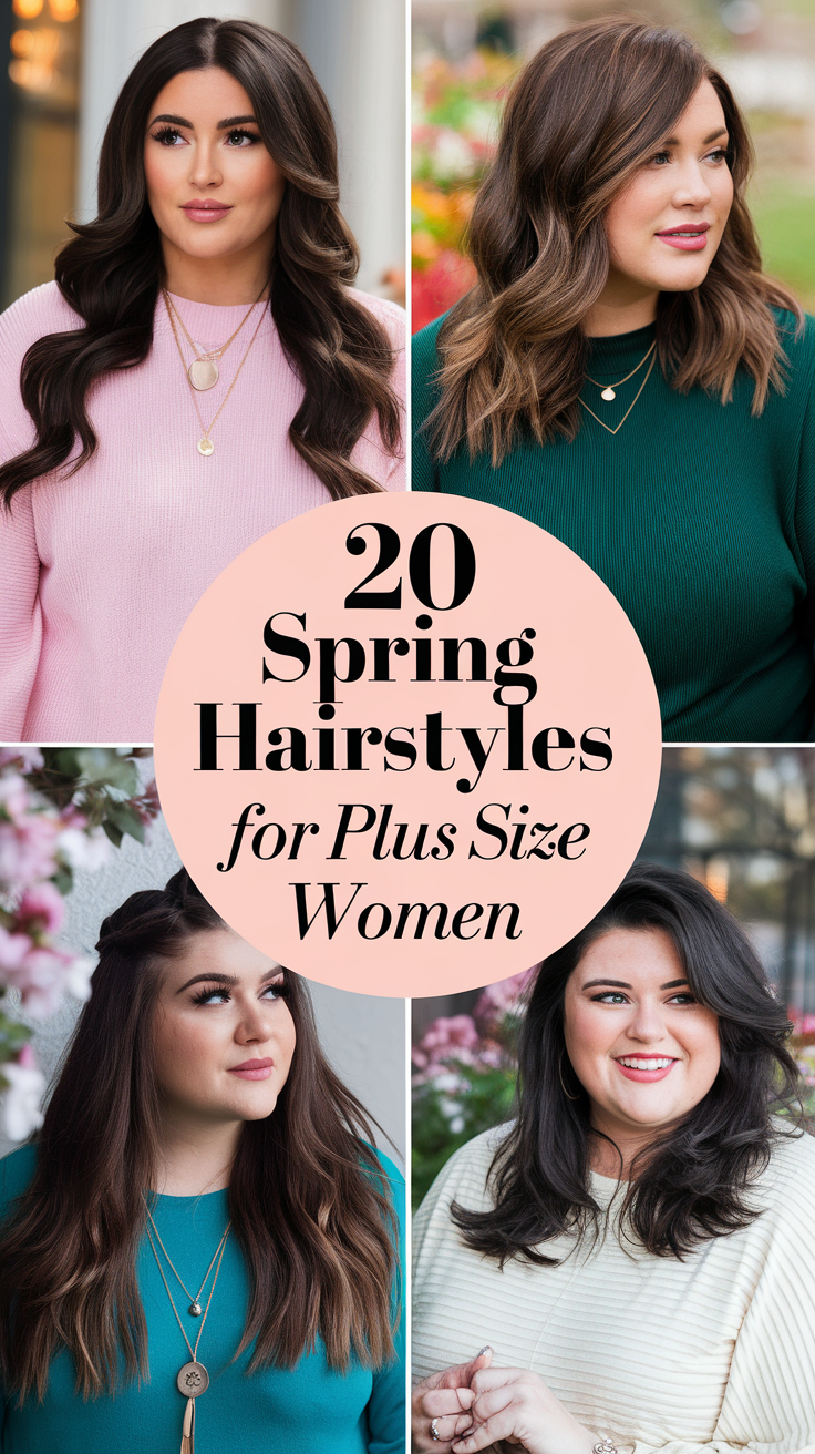 20 Best Ideas Spring Hairstyles for Plus Size Women 2025 – Flattering Cuts for Round Faces