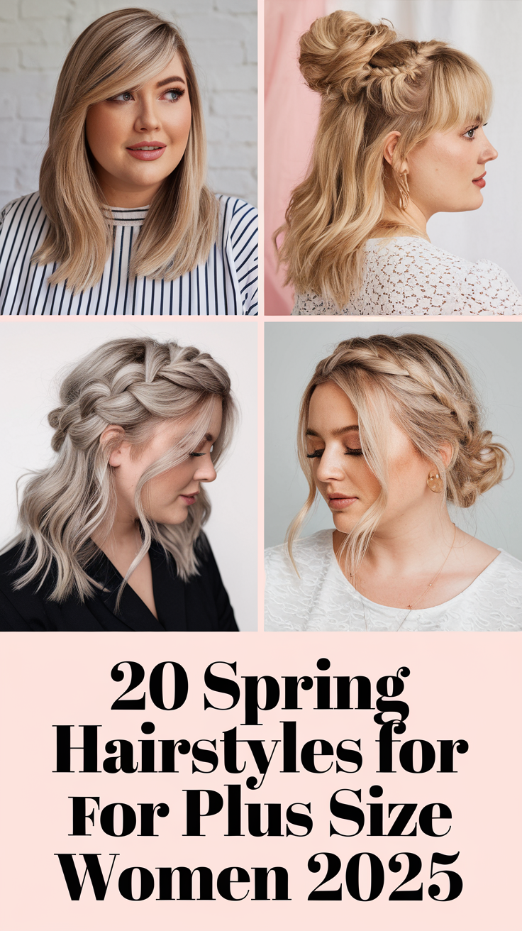 20 Best Ideas Spring Hairstyles for Plus Size Women 2025 – Flattering Cuts for Round Faces