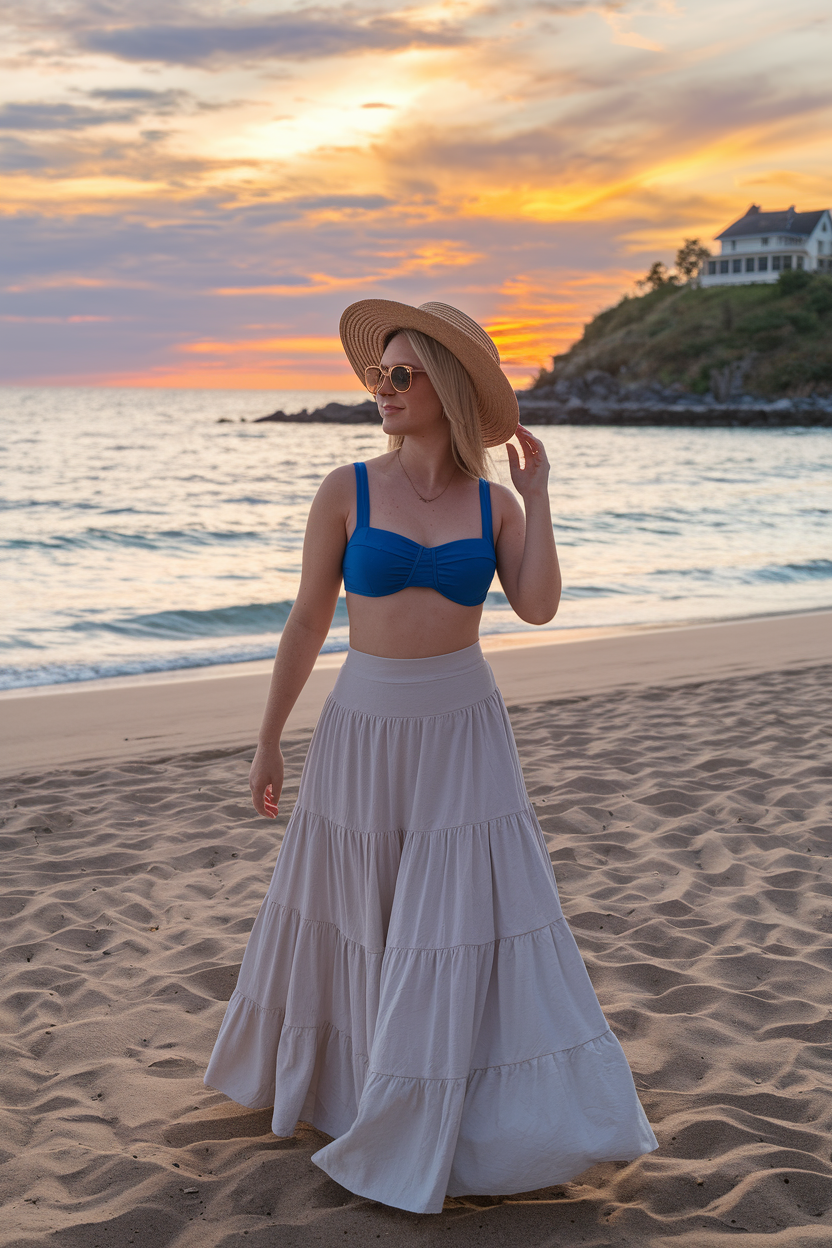 21 Best Beach Outfit Ideas for Summer 2025 – Casual, Boho, Plus Size & Cover Ups