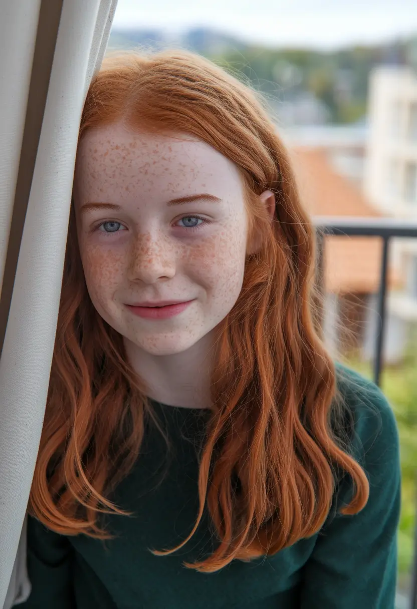 Cutest Girl Haircuts for Summer 2025 Loose Natural Waves on Copper Red Hair