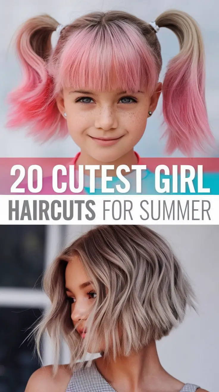 Cutest Girl Haircuts for Summer 2025: 20 Trendy & Sweet Styles for Sunshine-Ready Looks