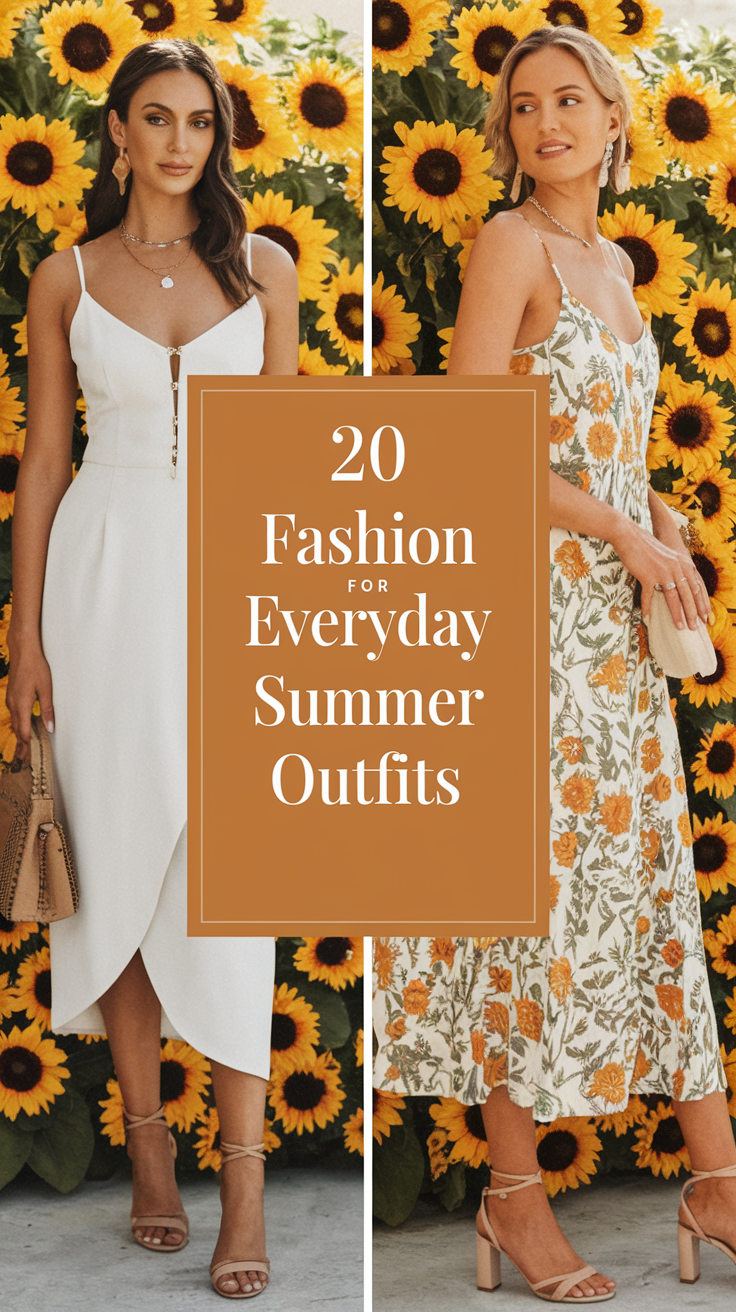 20 Classy and Cute Fashion 2025 Ideas for Everyday Summer Outfits Women Will Love