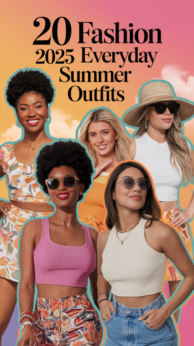 20 Classy and Cute Fashion 2025 Ideas for Everyday Summer Outfits Women Will Love